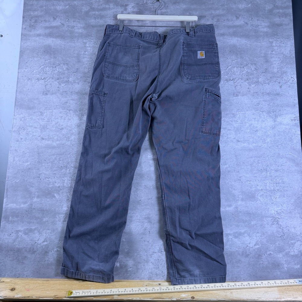 modern carhartt double knee pants washed mens 42x32 - Picture 6 of 9